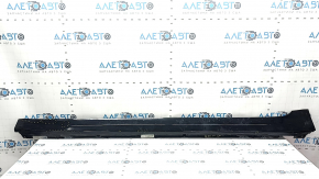 Left side sill for BMW 5 G30 17-23, black, scratches, dents