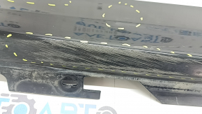 Left side sill for BMW 5 G30 17-23, black, scratches, dents