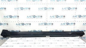 Right side sill for BMW 5 G30 17-23, black, scratches, dents
