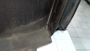 Bare rear bumper for BMW 5 G30 17-20 with parking sensors, black, dented, scratches, crack