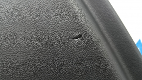 Door trim panel rear right BMW 5 G30 17-23 leather beige Canberra beige, insert under dark wood, armrest beige leather, with handle, scratches, needs cleaning