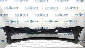 Bare front bumper for BMW 5 G30 17-20 with parking sensors, black, scratches, dents