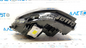 Right front headlight assembly for Hyundai Ioniq 5 22-24 LED, housing cracked, seal peeled off