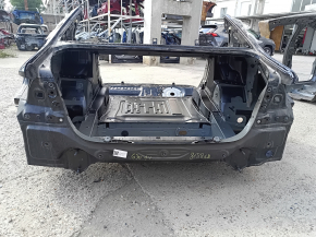 Rear panel BMW 5 G30 17-23 2-piece, on the body, black