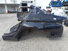 Quarter wing rear left BMW 5 G30 17-23 on the body, black