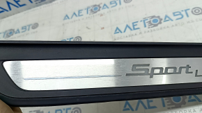 Outer front left door sill trim for BMW 5 Series G30 17-20 Sport Line, illuminated, corrosion