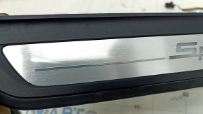 Outer front right door sill trim for BMW 5 Series G30 17-20 Sport Line, illuminated, corrosion, scratches