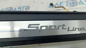 Outer front right door sill trim for BMW 5 Series G30 17-20 Sport Line, illuminated, corrosion, scratches