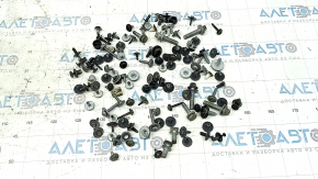 Incomplete set of hardware for the bumper, hood, and fenders of a BMW 5 G30 17-20