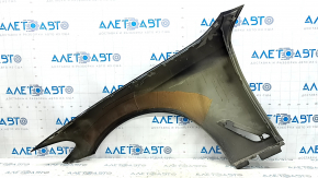 Front right wing BMW 5 G30 17-23 aluminum, black 668, dent, broken fastener