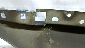 Front right wing BMW 5 G30 17-23 aluminum, black 668, dent, broken fastener