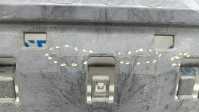 BMW 5 G30 17-20 rear bumper frame cracks, crack in the guide