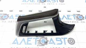 Left front panel trim for BMW 5 G30 17-20 Fineline Ridge wood trim, backlit, scratched