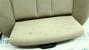 Lower passenger seat trim for BMW 5 G30 17-23 Canberra beige leather, sport, heated, dents, needs cleaning