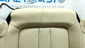 Lower passenger seat trim for BMW 5 G30 17-23 Canberra beige leather, sport, heated, dents, needs cleaning