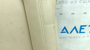 Lower passenger seat trim for BMW 5 G30 17-23 Canberra beige leather, sport, heated, dents, needs cleaning