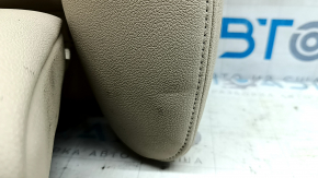 Lower passenger seat trim for BMW 5 G30 17-23 Canberra beige leather, sport, heated, dents, needs cleaning