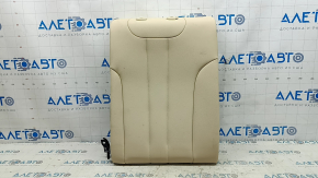 Right rear seat backrest for BMW 5 G30 17-23 Canberra beige leather, for cleaning