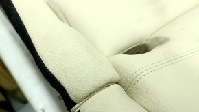 BMW 5 G30 17-23 Canberra beige leather rear seat cushion, dents, needs cleaning