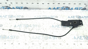 Audi A4 B9 17-25 hood release handle bracket with cables