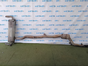 Exhaust pipe with catalytic converter, barrel and valve BMW 5 G30 17-20 2.0T without actuator