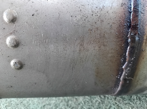 Exhaust pipe with catalytic converter, barrel and valve BMW 5 G30 17-20 2.0T without actuator