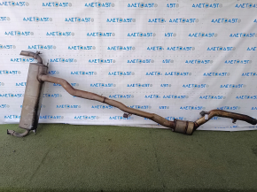 Exhaust pipe with catalytic converter, barrel and valve BMW 5 G30 17-20 2.0T without actuator