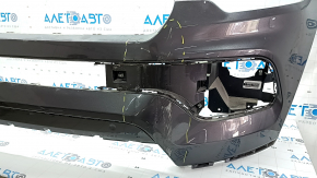 Bare front bumper, upper part, Jeep Compass 22-25, without parking sensors, under LED fog lights, graphite, scratches