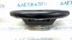 BMW 5 G30 17-23 black leather steering wheel, Sport, paddle shifters, no heating, scratches, peeling