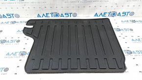 Left Jeep Compass 17-24 black trunk mat on the back of the seats