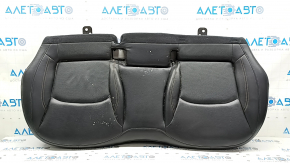 Rear seat, 2nd row, lower part, Jeep Compass 22-25, black leather, brown stitching, dry-cleanable
