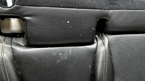 Rear seat, 2nd row, lower part, Jeep Compass 22-25, black leather, brown stitching, dry-cleanable