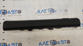 Inner front left door sill plate for Hyundai Ioniq 5 22-24, dark gray, worn