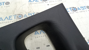 Upper right arch trim for Jeep Compass 19-25, black, two pieces, worn, scratches, broken fasteners