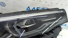 BMW X7 G07 19-22 LED right front headlight assembly with bracket and seal, sand