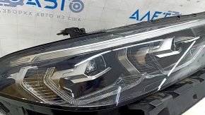 BMW X7 G07 19-22 LED right front headlight assembly with bracket and seal, sand