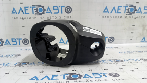 The steering column frame assembly for a Jeep Compass 17-18 is black, cracked, and the mounting is broken.