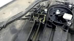BMW X7 G07 19-22 LED front left headlight, no unit, no seal or bracket, broken mounts, cracks in housing, broken housing, broken glass, sand