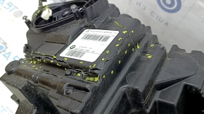 BMW X7 G07 19-22 LED front left headlight, no unit, no seal or bracket, broken mounts, cracks in housing, broken housing, broken glass, sand