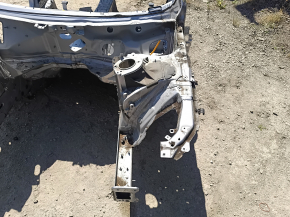 Front left quarter panel for Audi A4 B9 17-20 on the body, silver
