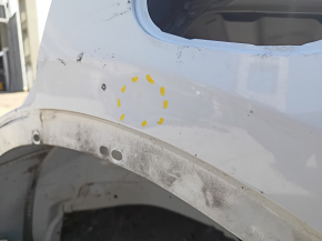Quarter wing rear left Ford Escape MK4 20-24 on the body, white, bumpers