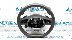 Steering wheel assembly Hyundai Ioniq 5 22-24 dark gray leather with heating, worn