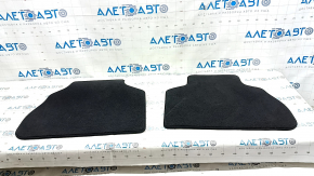 Set of floor mats for BMW X7 G07 19-22, black cloth, for cleaning
