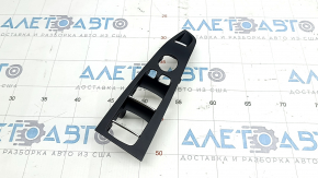 Front left window lift control trim for BMW X7 G07 19-25 Black
