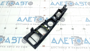 Front left window lift control trim for BMW X7 G07 19-25 Black