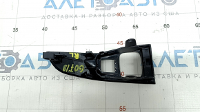Rear left window lift control trim for BMW X7 G07 19-25 Schwarz under the curtain