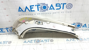 BMW X7 G07 19-22 Elfenbein-Weiss upper rear door trim, right
