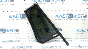 BMW X7 G07 19-24 triplex rear left triangle door glass, tinted, broken mount, scratches on the glass