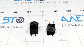 Lower rear left door trim Hyundai Ioniq 5 22-24 black, broken fastener, worn