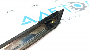 Upper rear left door molding Hyundai Ioniq 5 22-24 black, broken fastener, dented